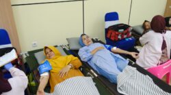 PLN Nusantara Power UP Bandar Lampung Gelar Pemeriksaan Kesehatan dan Donor Darah dalam Rangka Bulan K3 Nasional