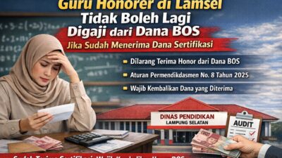 Sudah Terima Sertifikasi, Guru Honorer Tak Boleh Lagi Digaji dari Dana BOS: Simak Penjelasannya
