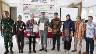 Gandeng BRI Kanca Manna, Pemkab Kaur Luncurkan Transaksi Non-Tunai Keuangan Desa