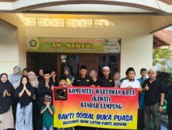 Berbagi di Bulan Ramadhan, KAWAT Bandar Lampung Gelar Bhakti Sosial untuk Anak Yatim