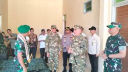 Pemkab Tanggamus Sambut Batalyon Yonif TP Pandu Pepadun Cakti Dan Peninjauan Pangdam XXI/Radin Lampung 