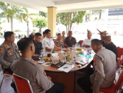 Silahturahmi Tiga Marga Adat Kebuayan.Di Polres Tanggamus.