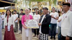 Wagub Jihan Nurlela Hadiri Mahasabha XIV KMHDI di Lampung Timur, Dorong Peran Mahasiswa Hindu dalam Pembangunan Bangsa