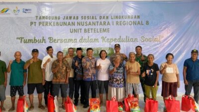 Holding Perkebunan Nusantara Perkuat Sinergi Sosial, PTPN I Regional 8 Salurkan Bantuan di Morowali Utara