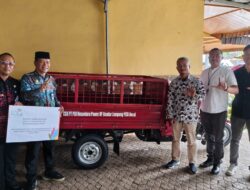 Peduli Lingkungan, PLN Nusantara Power UP Bandar Lampung Salurkan Bantuan Kendaraan Angkut Sampah untuk Kecamatan Bukit Kemuning, Kabupaten Lampung Utara