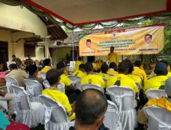 Konsolidasi Berkelanjutan, Partai Golkar Way Kanan Gelar Muscam Kecamatan Buay Bahuga