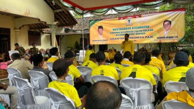 Konsolidasi Berkelanjutan, Partai Golkar Way Kanan Gelar Muscam Kecamatan Buay Bahuga