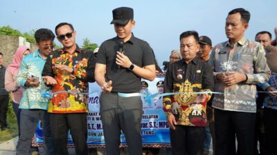 Resmikan Jalan Lubuk Dalam-Way Urang, Bupati Egi Dorong Wisata Kalianda dan Dongkrak Ekonomi Warga