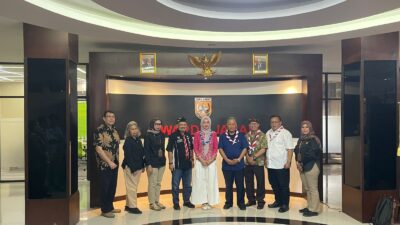 Wagub Jihan Nurlela Dampingi Jajaran Kwarda Pramuka Lampung 