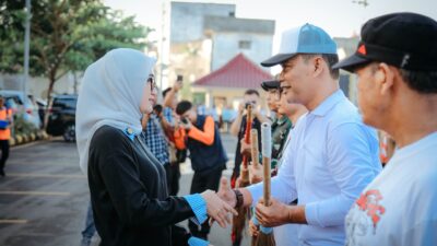 Wagub Jihan Nurlela Pimpin Aksi Bersih-Bersih di Kawasan Pasar Raya Lebak Budi dan Pasar Pasir Gintung