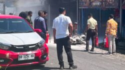 Heroik! Satpam BRI Curup Selamatkan Motor Warga yang Terbakar di Lebong