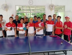 Semarak HUT RI Dimulai, Warga Palem Permai I Gelar Pra Kualifikasi Pingpong