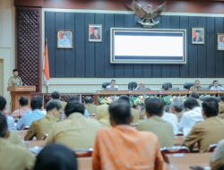 Gubernur Rahmat Mirzani Djausal Pimpin Rakor Peningkatan Produksi Pangan