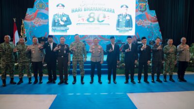 Gubernur Mirza Hadiri Syukuran Hari Bhayangkara ke-80
