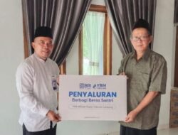 YBM BRILiaN Region 5 Bandar Lampung Salurkan Bantuan Beras untuk Santri Pondok Pesantren Darussalam Adijaya