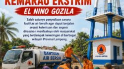 Hadapi Ancaman El Nino Ekstrem, BPBD Lampung Perkuat Kesiapsiagaan dan Distribusi Air Bersih