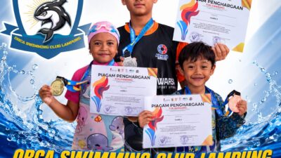 ORCA SWIMMING CLUB PANEN 65 MEDALI