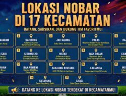 Gelar Nobar Final Piala Dunia di 17 Kecamatan, Pemkab Lampung Selatan Ubah Kemeriahan Jadi Berkah bagi UMKM Lokal