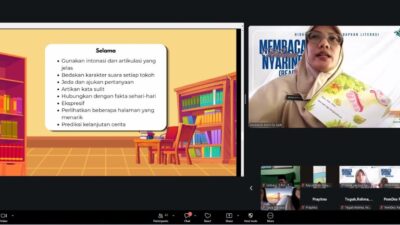 Anggun Novitia Sari Ajak Pegiat Literasi Hidupkan Buku Lewat Membaca Nyaring