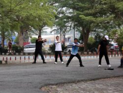 Senam Bersama di GOR Way Handak, Pemkab Lampung Selatan Bangun ASN Sehat, Solid, dan Siap Berikan Pelayanan Terbaik