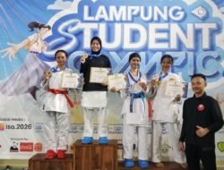 Atlet UKM Karate Unila Raih Medali Perunggu pada Lampung Student Olympic