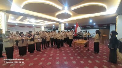 Ketua Kwarda Lampung Lantik Rektor UIN Raden Intan Jadi Kamabigus