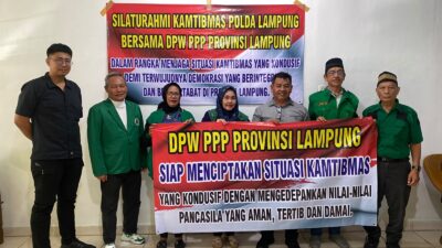 PPP Lampung Tegaskan Dukungan Jaga Kamtibmas dan Demokrasi Berintegritas