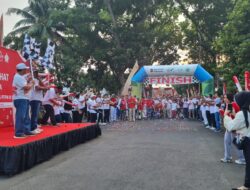 One PTP One Culture”, Ratusan Karyawan PTPN I dan IV Regional 7 Jalan Sehat Sambut HUT ke-81 RI