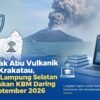 Dampak Abu Vulkanik Anak Krakatau, Bupati Lampung Selatan Berlakukan KBM Daring 7-8 September 2026
