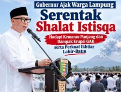 Gubernur Ajak Warga Lampung Serentak Shalat Istisqa