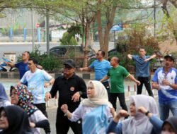 Senam Jumat di GWH Kini Berhadiah, Cara Baru Dispora Lampung Selatan Ajak ASN dan Masyarakat Budayakan Hidup Sehat