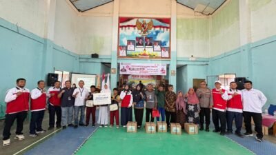 Peringati HUT PMI ke-81 dan PSHT ke-104, YBM BRILiaN Salurkan 20 Paket Pendidikan di Pringsewu