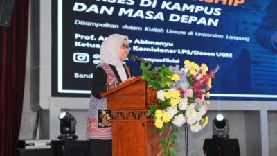 Unila Gelar Kuliah Umum LPS Bertema “Self-Leadership dalam Ekonomi dan Bisnis”