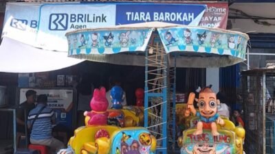 Berawal dari Gerobak Sederhana, Bang Yadi Sukses Kembangkan Agen BRILink dan Playground dengan Dukungan BRI Unit Panjang